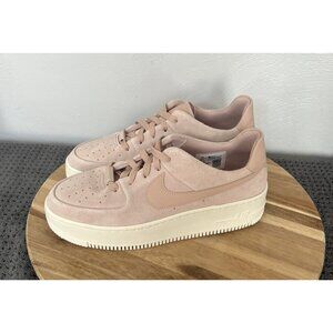 NIKE AF1 Low Sage Women Size 9.5 Suede Leather AIR FORCE One NEW